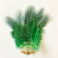 Натуральное перо фазана Emerald 5-10 см, 1шт