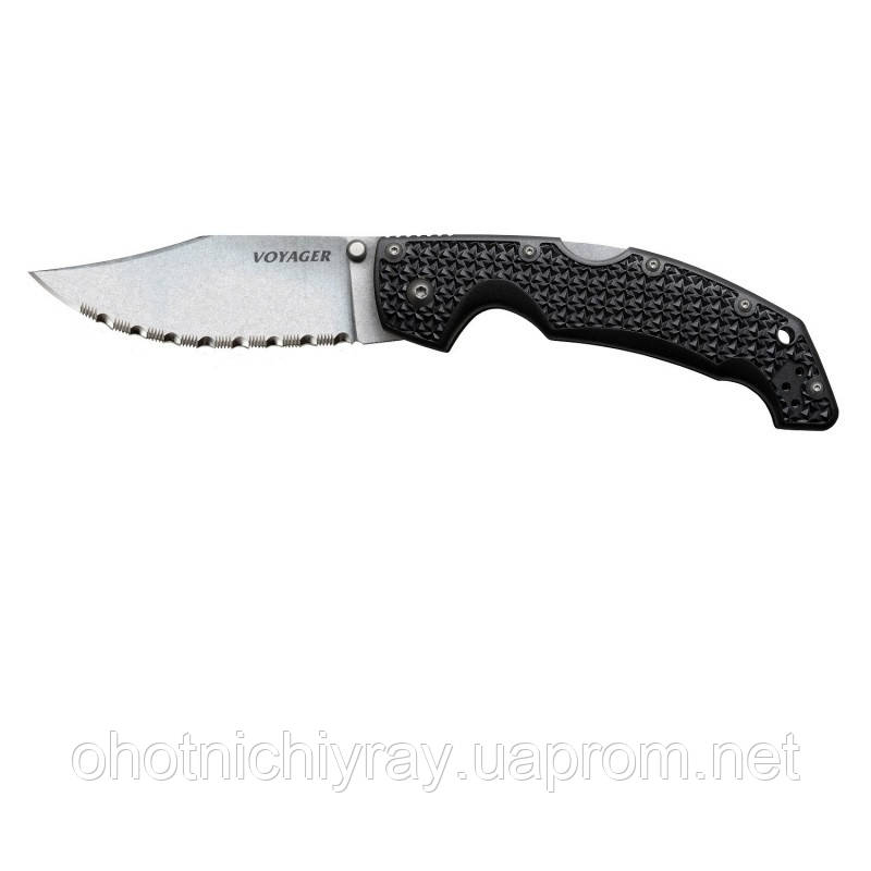 Ніж складаний Cold Steel Voyager Lg.Clip Point Serrated (29TLCCS)