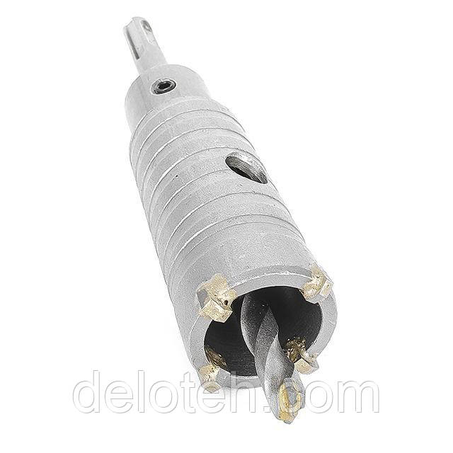 Комплект: свердло корончасте для бетону 32 мм+Перехідник SDS Plus 100 мм INTERTOOL SD-7032, фото 1