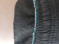 Спортивні штани утеплені на флісі трикотажні великих розмірів із широкою штаниною на високий зріст NIKE, фото 3