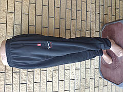 Спортивні штани утеплені на флісі трикотажні великих розмірів із широкою штаниною на високий зріст NIKE, фото 5