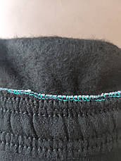 Спортивні штани утеплені на флісі трикотажні великих розмірів із широкою штаниною на високий зріст NIKE, фото 5