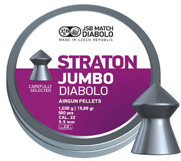 Кулі пневматичні JSB Jumbo Straton 5,5 мм 1,03 грама 250 шт/уп (546238-250)