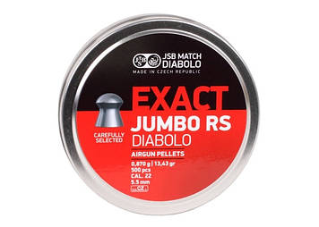 Кулі пневматичні JSB Diablo Exact Jumbo RS 5,52 мм 0,870 грама (500 шт./пач.) (546207-500)
