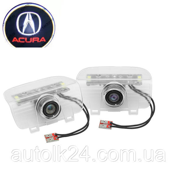 Штатна Led підсвітка двері з логотипом Aсura RDX