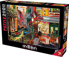 Пазли Венеціанське кафе на 2000 елементів