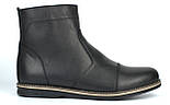 Великий розмір челсі черевики зимові чоловічі Rosso Avangard Danni Comfort Black BS чорні, фото 2