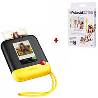 Камера моментальной печати Polaroid Polarpod Pop Yellow + Набор бумаги в Подарок