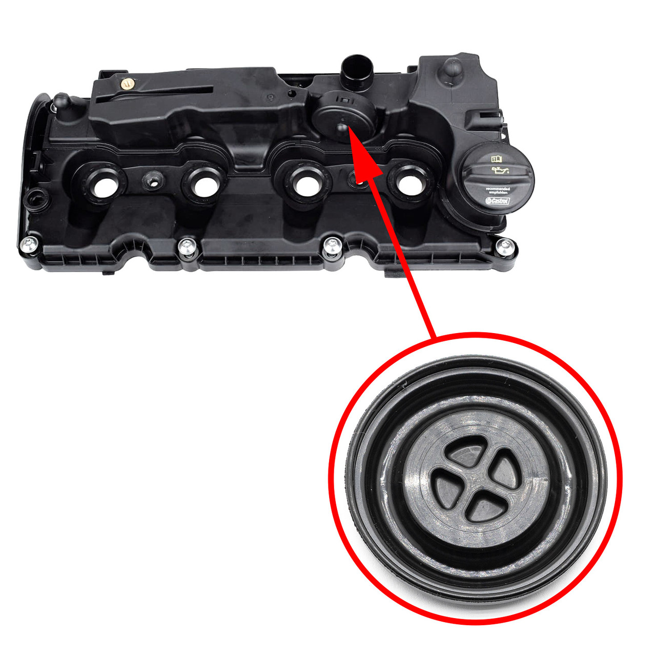 Мембрана клапанної кришки VAG 1.6 та 2.0 TDI 03L103469AD 04L103469