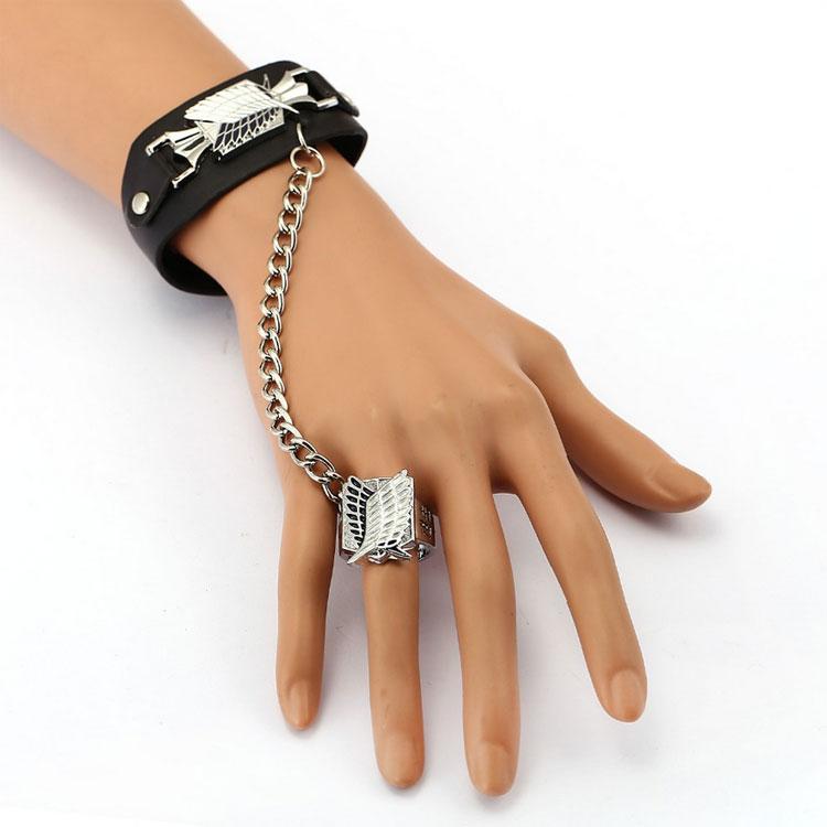 Набір Атака Титанів: браслет і кільце Атака Титанів, фото 1