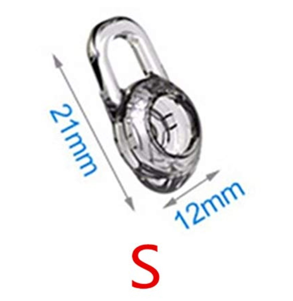 Амбушури для Bluetooth гарнітури Plantronics Voyager 3200 Edge M70 Fite 15 Explorer 110 ML15 Маленька S, фото 1