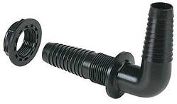 Фитинг с гайкою для прохода сквозь стену