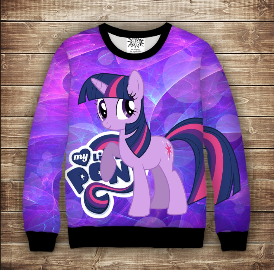 Світшот p принтом Іскорка My little pony Twilight