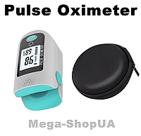 Пульсоксиметр пульсометр на палець для сатурації Pulse Oximeter DR43UA вимірювач пульсу, кисню