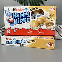 Батончики Kinder Happy Hippo с ореховой начинкой 105 г 5 шт