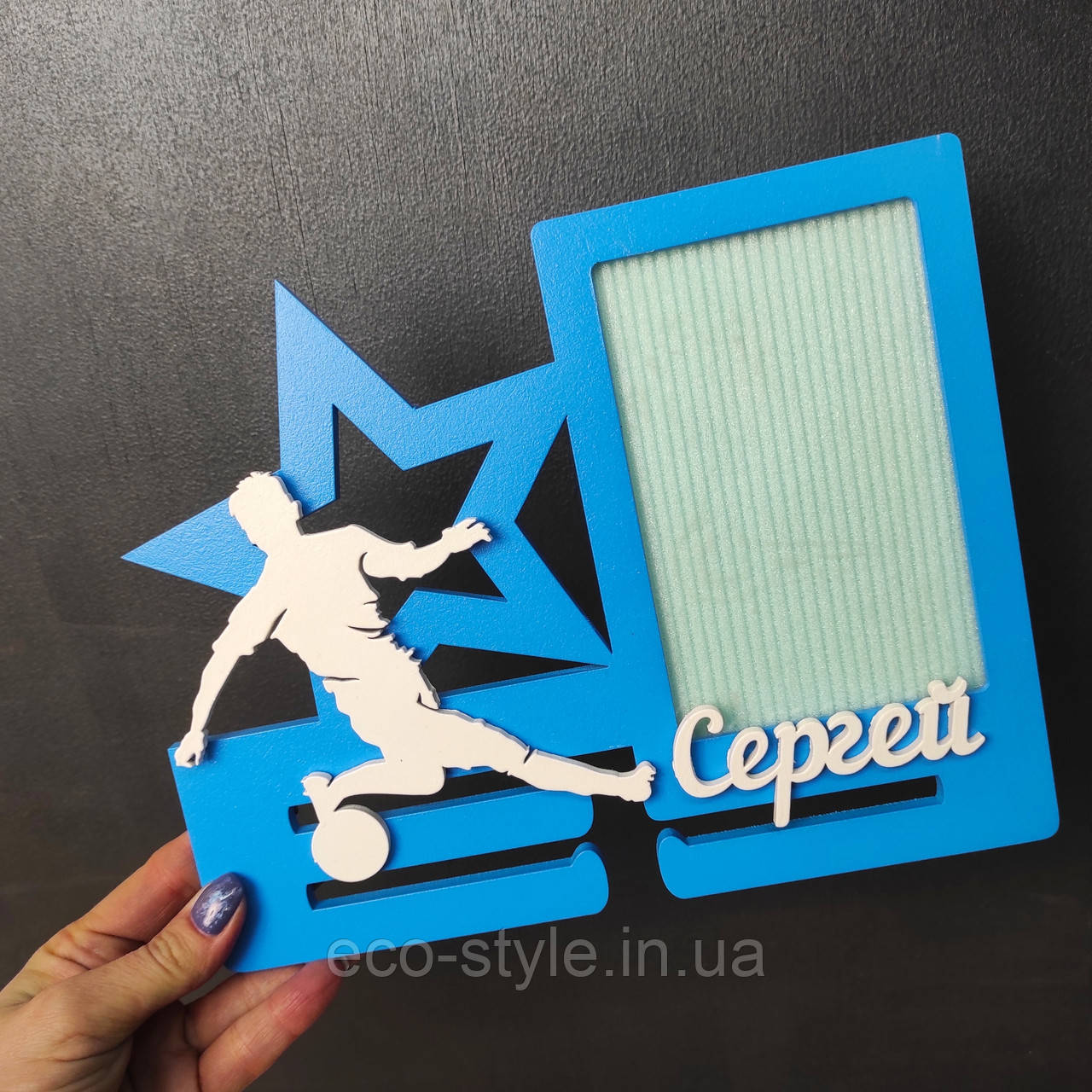 Медальниця футболіста, Тримач для медалей футбол, Холдер футбол, фото 1