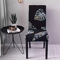 Универсальный чехол на стул с рисунком Тропики