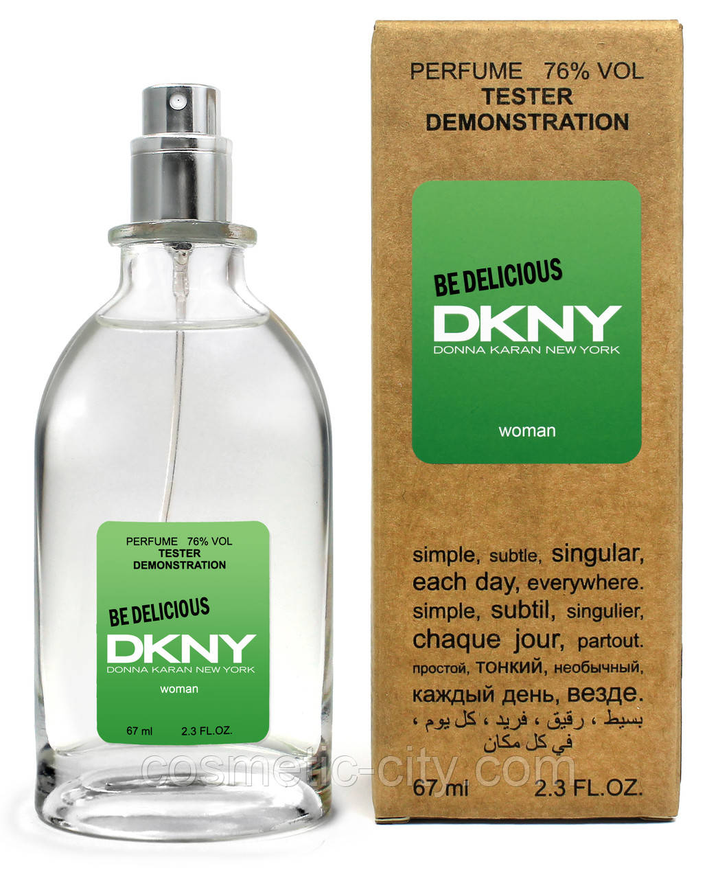 Тестер жіночий Donna Karan DKNY Be Delicious, 67 мл, фото 1