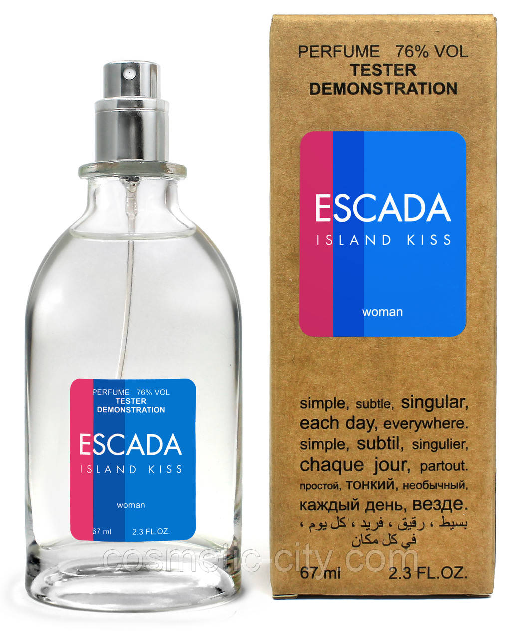 Тестер жіночий Escada Island Kiss, 67 мл., фото 1
