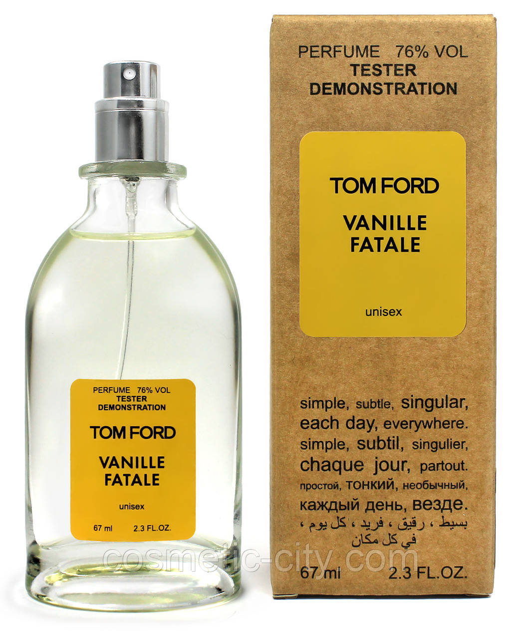 Тестер унисекс Tom Ford Vanille Fatale, 67 мл., фото 1