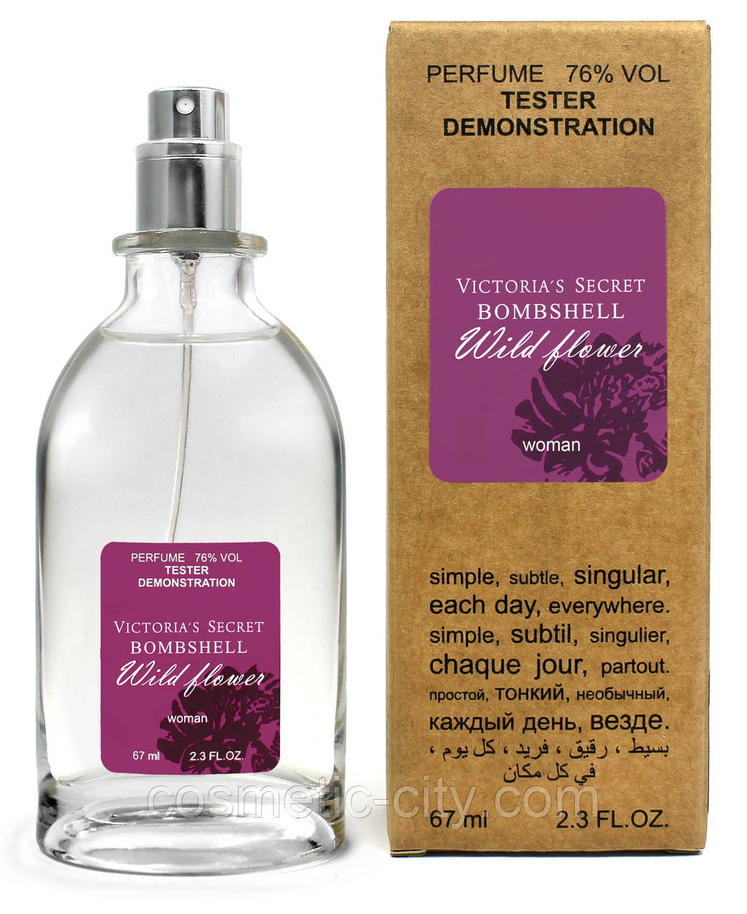 Тестер жіночий Victoria's Secret Bombshell Wild Flower, 67 мл., фото 1