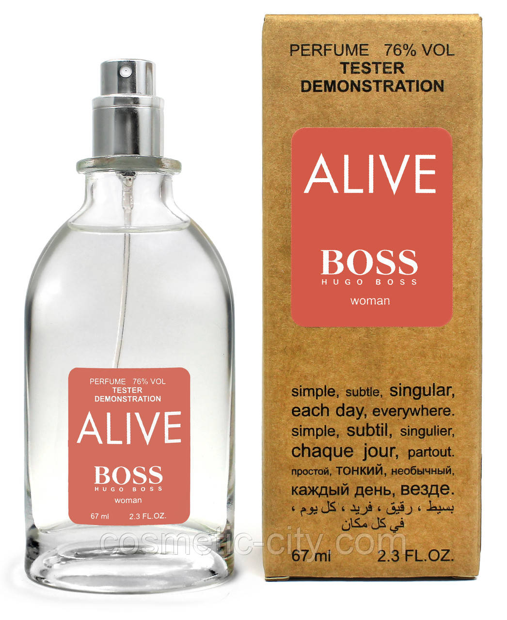 Тестер жіночий Hugo Boss Boss Alive, 67 мл., фото 1