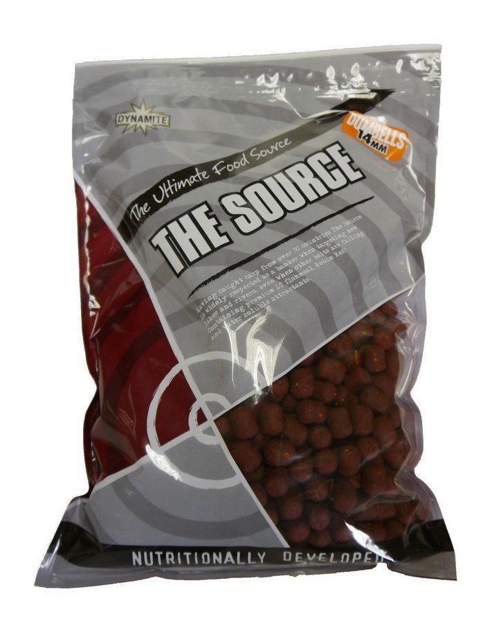 Бойли Dynamite Baits The Source Boilie 1kg 14 mm Dumbells