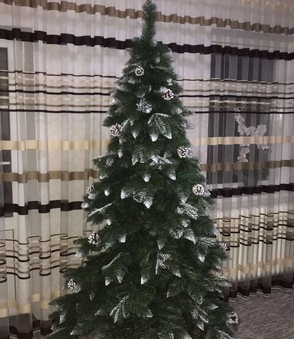 Ялинка новорічна Калина 150 см срібна