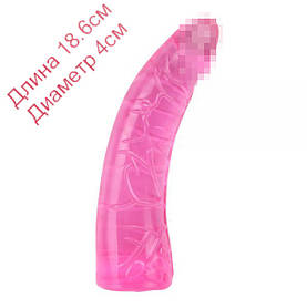 Фалоімітатор рожевий Teaser Jelly Dildo 18,6см на 4см