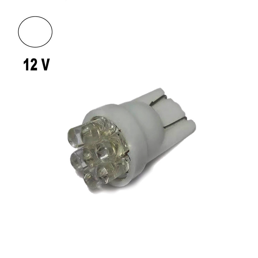 Автолампа Terra T10 / W5W, цоколь W2.1x9.5d, COBx2, силикон, линза, 12V