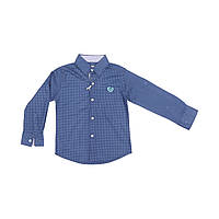 Дитяча сорочка на/для хлопчика, синього кольору, розмір 3,5 років, зріст 98,110 см.