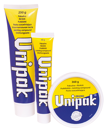 Паста для ущільнення нарізних з'єднань Unipak 360 г, фото 1