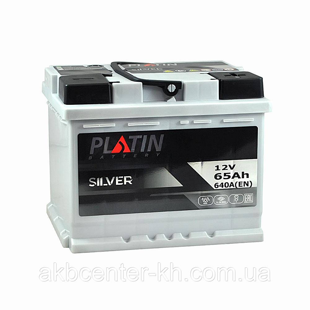 Автомобільний акумулятор PLATIN Silver MF 6CT 65 Aз 640A R
