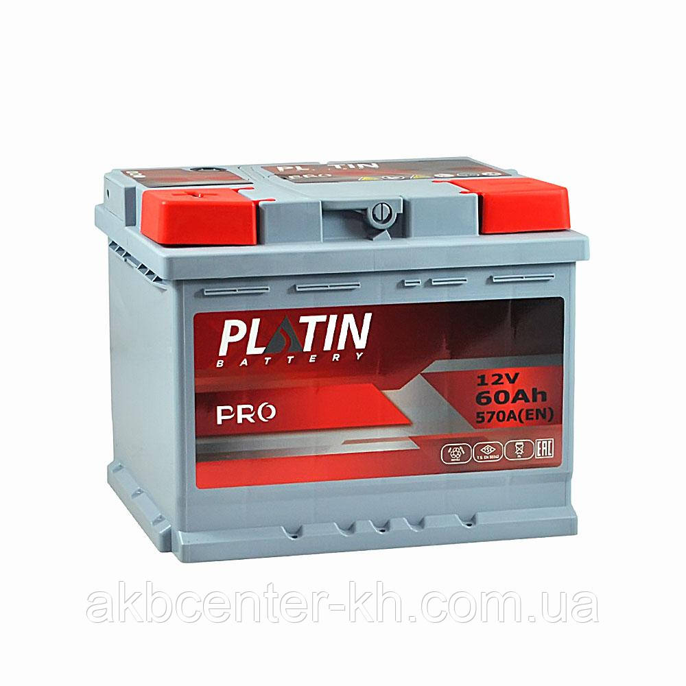 Автомобільний акумулятор PLATIN Pro MF 6CT 60 Aз 570A L