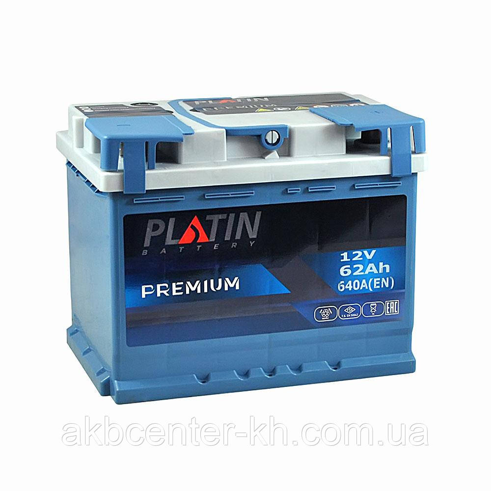 Автомобільний акумулятор PLATIN Premium MF 6CT 62Aз 640A R
