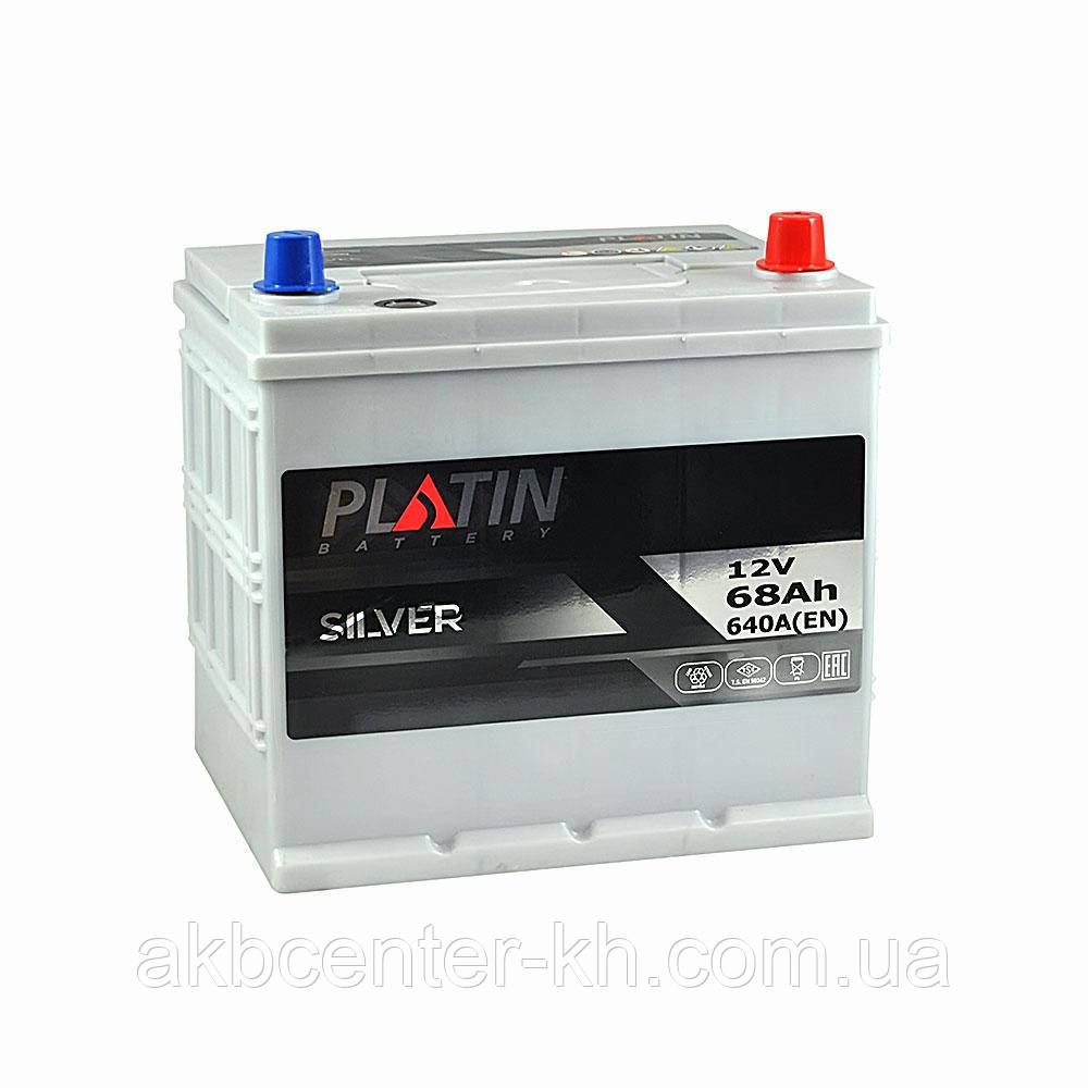 Автомобільний акумулятор PLATIN Silver SMF JP 6CT 68Aз 640A R