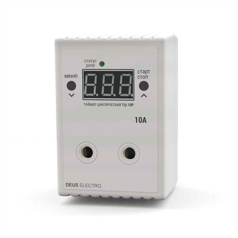 Реле часу циклічне в розетку ТЦ-10Р (10А, 220В)