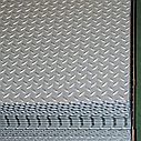 Аркуш Неіржавкий рифлений 3х (125х250 см, AISI 304 аналог (08Х18Н10), сочевиця, фото 2