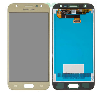 Модуль для Samsung Galaxy J3, Samsung J330 золотистий, дисплей + сенсор