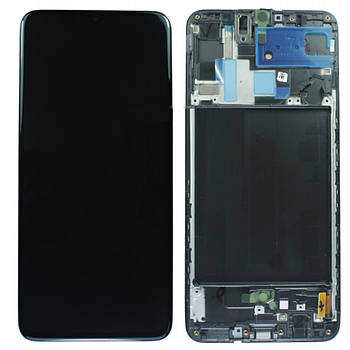 Модуль для Samsung Galaxy A70, Samsung A705 чорний, дисплей + сенсор