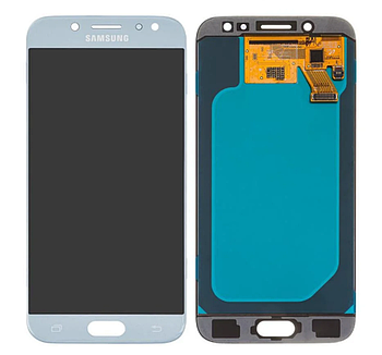 Модуль для Samsung Galaxy J5, Samsung J530 блакитний, дисплей + сенсор