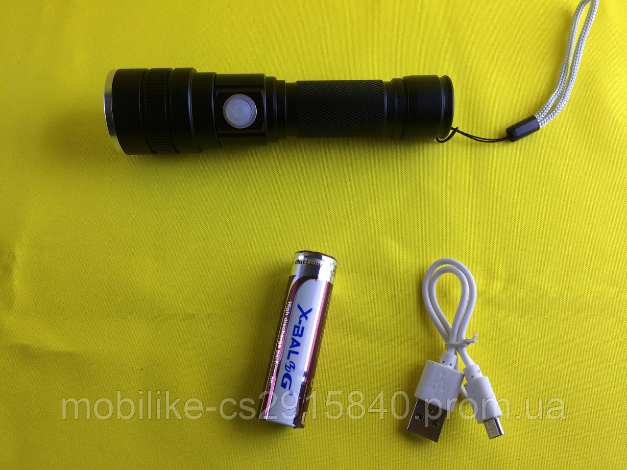 Ручний ліхтар з акумулятором 8600mah Bailong BL-611 P50