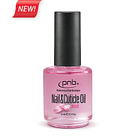 Масло для кутикулы Nail&Cuticle Oil, Rose PNB , 15 мл