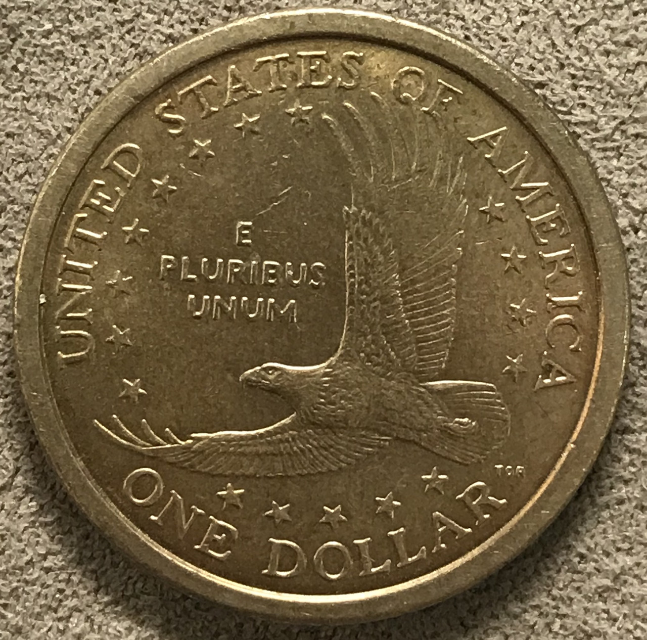 Монета США 1$ 2000 г. Летючий орел Сакагавея
