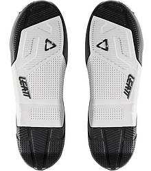 LEATT Sole GPX 4.5 / 5.5 Boots Pair (White/Black), 10.5
