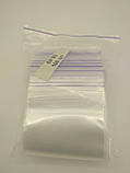 Пакет поліетиленовий з застібкою на блискавці розміром 6x8 100шт./уп., фото 5