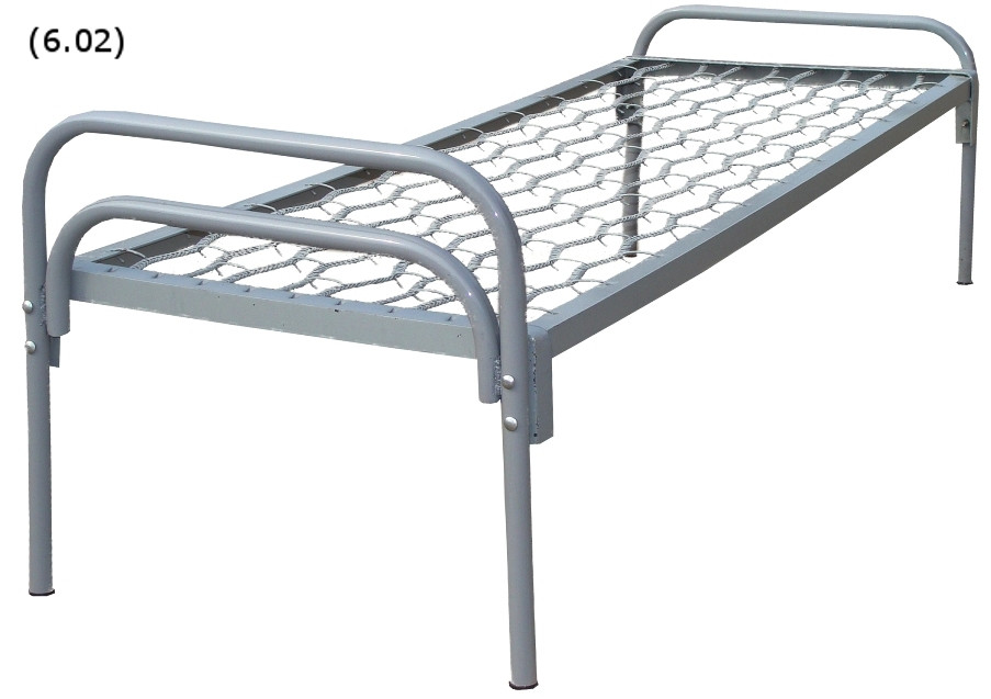 Ліжко односпальне 190х70 см спинка металеве від 2 шт.