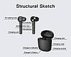 Бездротові TWS навушники Bluedio Hi Hurricane New Bluetooth 5.0 Black (AX-TWS-BHI), фото 5