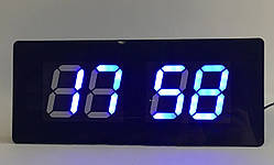 Настінний годинник з Led підсвічуванням 3615 білої , Електронні годинник, будильник, настільні годинники