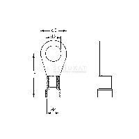 Клеми/наконечники, штирові,Wire Pin/Nut Клема RIKA33503